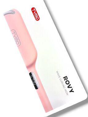 🌊 TYMO ROVY Wave Curling Iron Pink Hair Waver NIB Beach Waves Tool